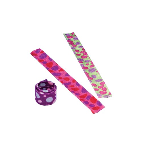 Polka Dot Slap Bracelets<br>1 dozen